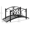 Decorative Garden Bridge Landscaping with Railings for Creek Pond