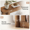 63-Inch Farmhouse Console Table, 2-Tier Narrow Entryway Sofa Table Behind Couch