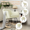 Nursery Rocking Chair Upholstered Glider Chair Armchair Comfy Accent Chair