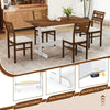 55 Inch Dining Table for 4-6 People Rectangular Kitchen Table