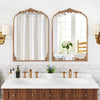 Arched Vintage Mirror Dramatic Arched Mirror 90 cm x 61 cm-Gold