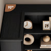 Corner Bookshelf Bookcase 5 Tier Corner L Shaped Bookshelfs Storage Display Rack