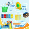Inflatable Bouncy Castle, Kids Water Bounce House 6 in 1 with 550W Blower