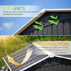Garden Shed 5X2.6FT Metal Apex Roof Free Foundation Storage House Anthracite