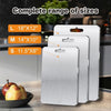 Titanium Chopping Board Set of 3, S316 Stainless Steel Boards for Kitchen..