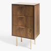 OHS Ribbed Bedside Table Cabinet 3/4/5/6 Draw Nightstand Side Board