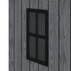 Plastic Garden Storage Shed Outdoor House Tool Shed Utility With Door & Window