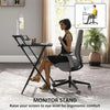 Foldable Desk with Monitor Stand,Folding Desk 80 * 51 * 81cm,Table for Office