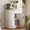 Sideboard Storage Cabinet, Modern Storage Cupboard with Drawer and Adjustable Sh