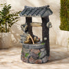 Garden Water Feature Fountain LED Lights Indoor Outdoor Statues Ornament Cascade