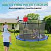 Trampoline 12FT with Enclosure Safety Net for Kids Toddler Backyard Bouncer Toy