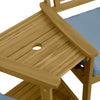 Wooden Companion Love Seat Cushions Garden Chairs Table Corner Bench Jack & Jill