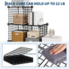 6-Cube Modular Wire Storage Unit,Closet Organizer Shelve for Bedroom,Living Room