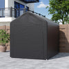 5x7ft Garden Shed Storage Shelter Bicycle Tent Bike Log Store Equipment Cover UK