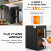 Vertical Air Fryer Dual Stack 11L Digital Dual Cook Functions Twin Baskets 5.5L