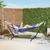 Hammock with Stand, Blue 1 Person Hammock with Adjustable Frame, VonHaus