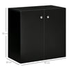 Storage Cabinet w/ Shelves and Door Wooden Sideboard Freestanding Cupboard