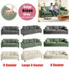 Modern 2/3 Seater Corduroy Sofa Bed with 2 Bolster Home Room Recliner Couch Sofa