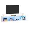 160cm High Gloss White Floating TV Stand Unit Cabinet Wall Mounted Storage Door