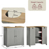 Priano Bathroom Sink Cabinet Under Basin Unit Cupboard Storage Furniture Grey