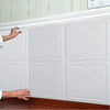 20Pcs 3D Tile Wallpaper Brick Wall Sticker Self-adhesive Waterproof Foam Panel