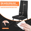 New Set of 6 Dining Chairs Padded Seat High back Metal Legs Home Furniture Krxif