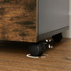 VASAGLE File Cabinet 2 Drawers Rolling Office Filing Cabinet + Wheels OFC040B01