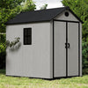 16x8 12x8 8x8FT Plastic Garden Tool Storage Shed Outdoor Lockable Bike Bin House