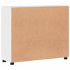 Sideboard with Door FLORIN High Gloss White 88.5 x 30.5 x 73 cm