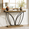 105cm Industrial Console Table, Narrow Long Sofa Table for Hallway, Entrance