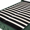 Ottoman Storage Double Bed Frame, 4FT6 Plush Velvet Fabric Bed With Headboard