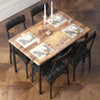 Dining Table Set with 2/4 Chairs, Modern Design for Kitchen, Home, Patio, Garden