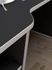 Dylan Gaming Desk with LED Lighting Black | 160cm Wide | Shelf | Modern Home