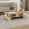 MANSU Modern Coffee Table with Open Storage Shelf – Rectangular Living Room Tabl