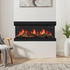 Electric Fireplace Panoramic Media Fire 40-80in Insert LED Fireplace Decorations