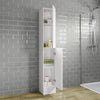 Bathroom Cabinet Cupboard Tall Free Standing Tallboy Storage Furniture 1900mm