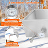 Maple Syrup Evaporator Pan 30 x 16 x 19 Inch w/ Thermometer 3/4" Throttle Valve