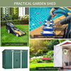 Metal Garden Shed 8 X 4ft Outdoor Yard Storage Tool House WITH FREE BASE & VENT