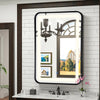 Illuminated Bathroom Mirror with LED Lights Demister Touch Sensor WallMounted Uk