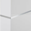 Parini High Gloss Bar Table Rectangular In White