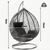 Rattan Swing Egg Chair Outdoor Garden Patio Hanging Wicker Hammock Pod Chair