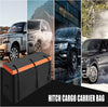 15 cu ft Hitch Cargo Carrier Bag Waterproof Rear Luggage Storage w/Lock Car SUV