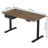 Height Adjustable Electric Standing Desk with Desk Drawer