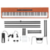 ♬Mustar 88 Semi Weighted Keys Digital Piano PortableKeyboard Pedal Stand Stool