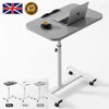 Over Bed Table Height Adjustable Mobile Hospital Overbed Aid Chair Laptop Tray