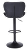 3 x Black Bar Stools , Acapulco Black Faux Leather, Kitchen Breakfast Bar