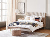 Velvet EU King Size Bed Beige MARVILLE
