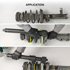 4500kg Coil Spring Strut Compressor Clamp Shock Absorber Suspension 3 Pcs Tool
