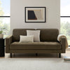 Dusk Sloane Olive Matte Velvet 3 Seater Sofa RRP £999