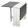 Drop Leaf Dining Table Large Folding Desk Space-Saving Kitchen Storage Breakfast